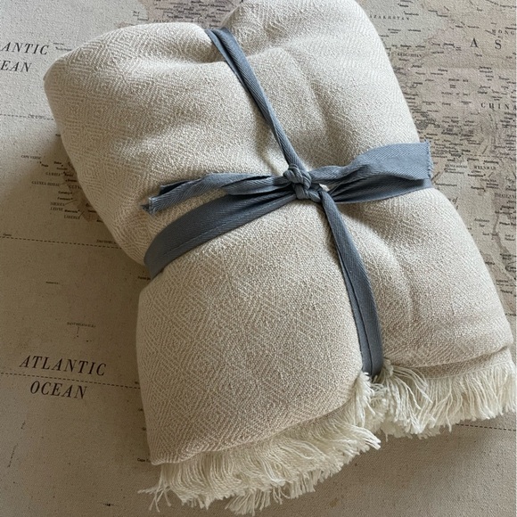 🆕The Citizenry LA CALLE ALPACA BED BLANKET NWOT - Picture 2 of 5